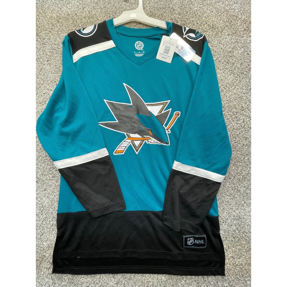 NHL San Jose Sharks Eklund 72 Jersey Mens S Teal NEW William Eklund Home